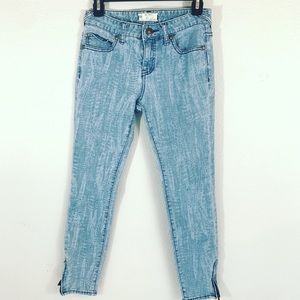 Free People crop capri skinny jeans size 27